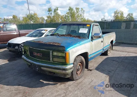 1992 GMC Sierra C2500 из США, поврежденный, VIN 1GTFC24K0NE534960